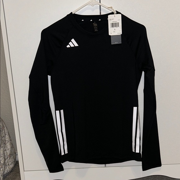 adidas Tops - Adidas Black and White Long Sleeve Top